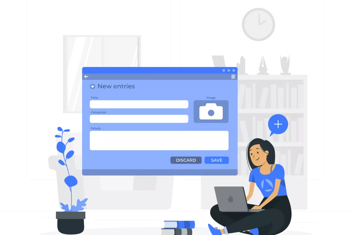ilustrasi cover letter animasi